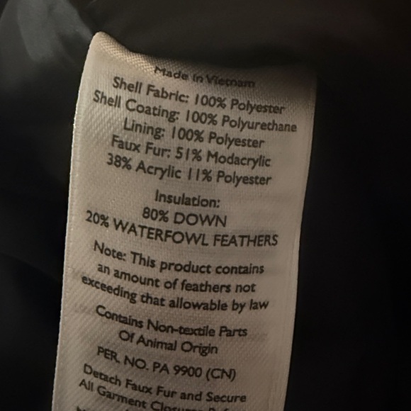 Eddie Bauer Women's Sz Medium Olympia Waterproof Down Hooded Stadium Coat - Picture 8 of 10